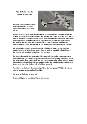 A preview of a PDF biography for Gower, Richard Francis